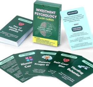 Stock Market Psychology Flash Cards - 52 Investment